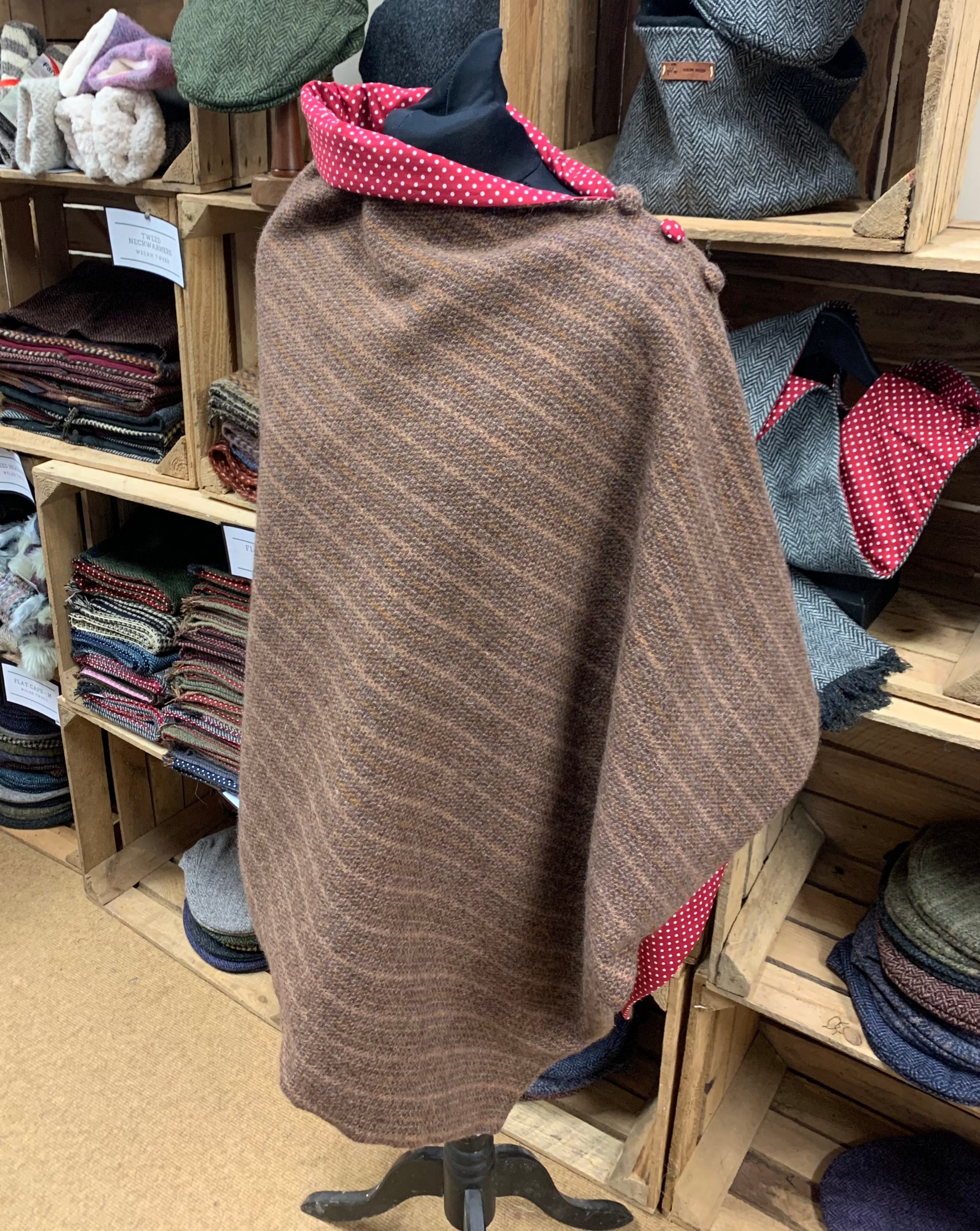 Emlyn Tweed Poncho Welsh Tweed