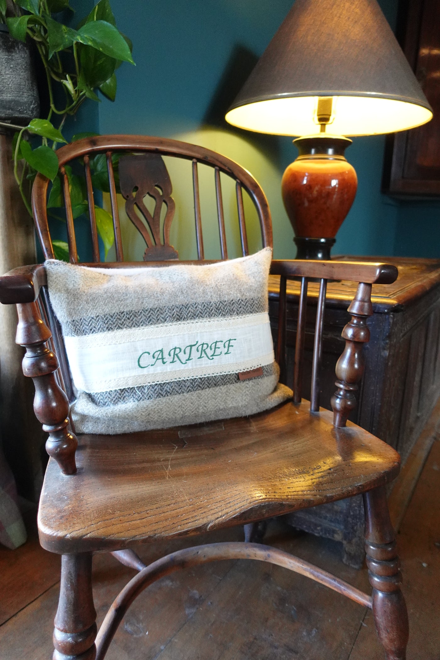 Personalised 'Cartref' cushion