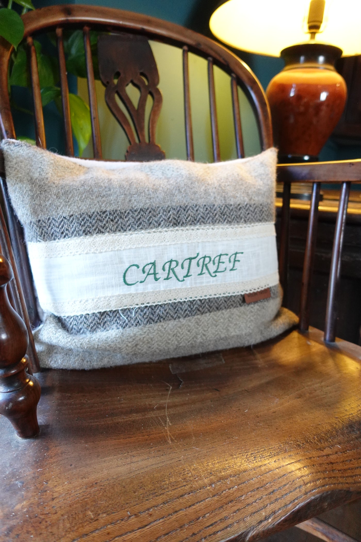 Personalised 'Cartref' cushion