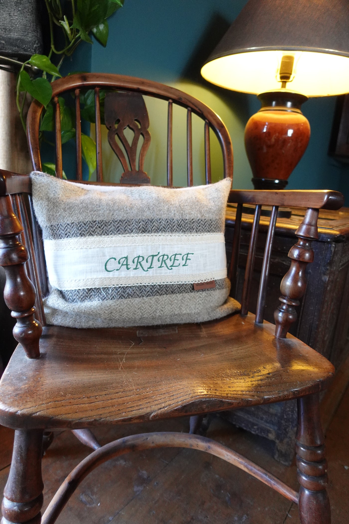 Personalised 'Cartref' cushion