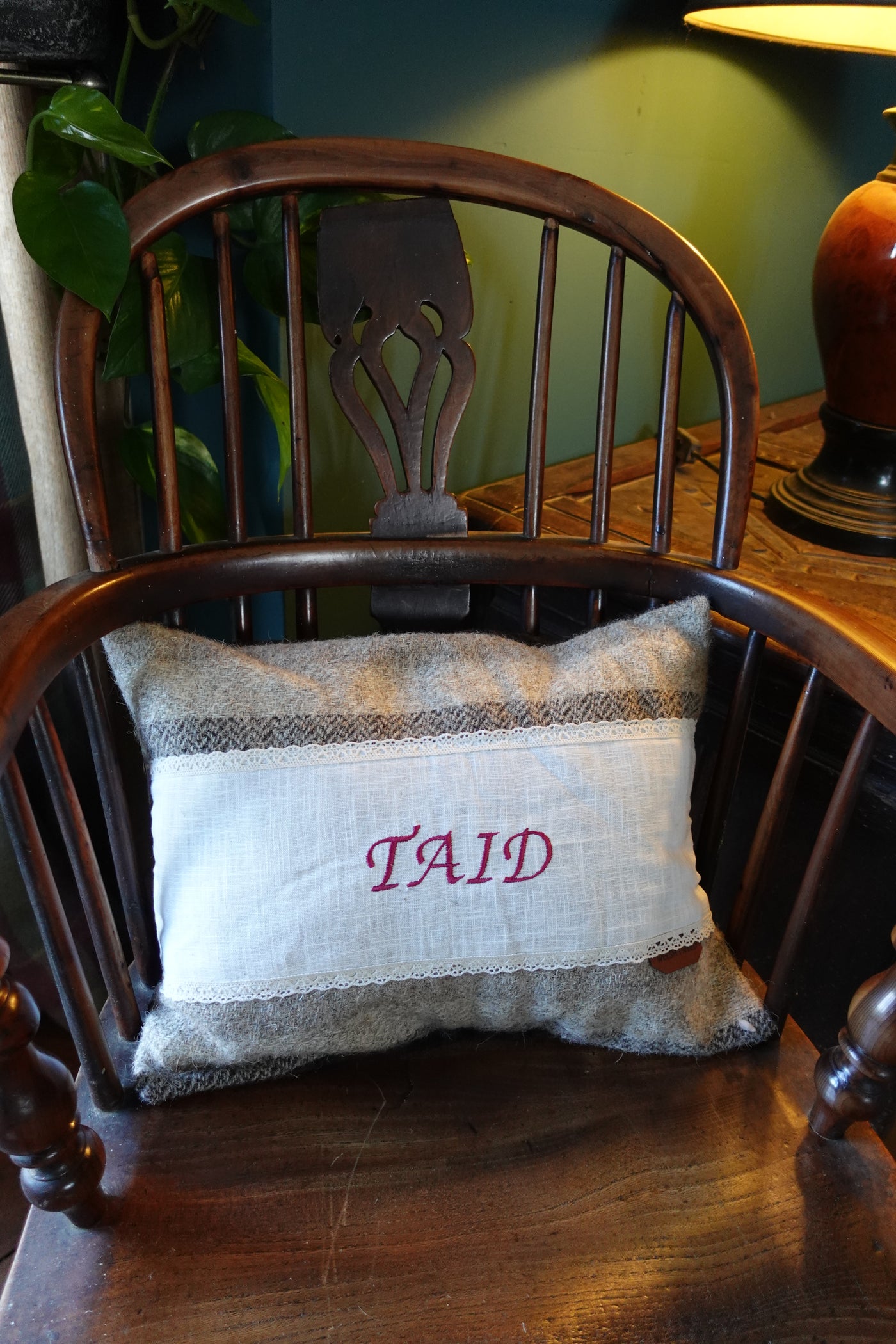 Personalised 'Tiad' cushion