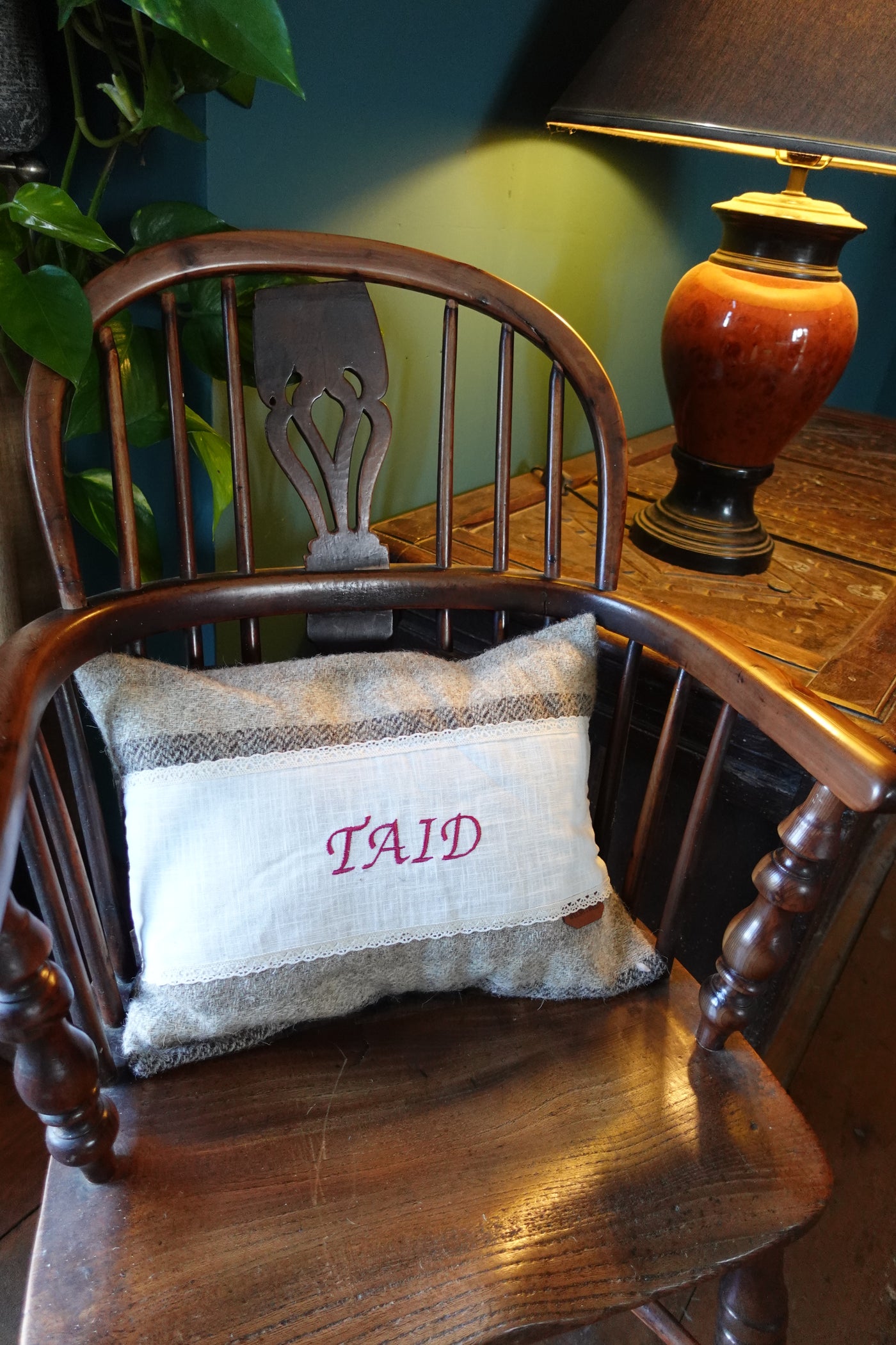 Personalised 'Tiad' cushion