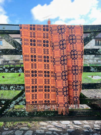 Welsh Tapestry Throw - Oren, Brown & Du
