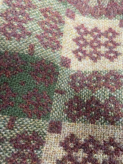 Welsh Tapestry Cushion - Gwyrdd, Brown & Tan