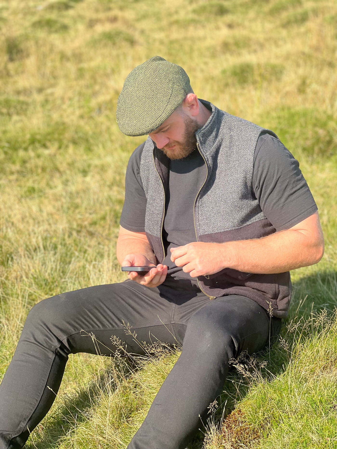 Chepstow Tweed Flat Cap