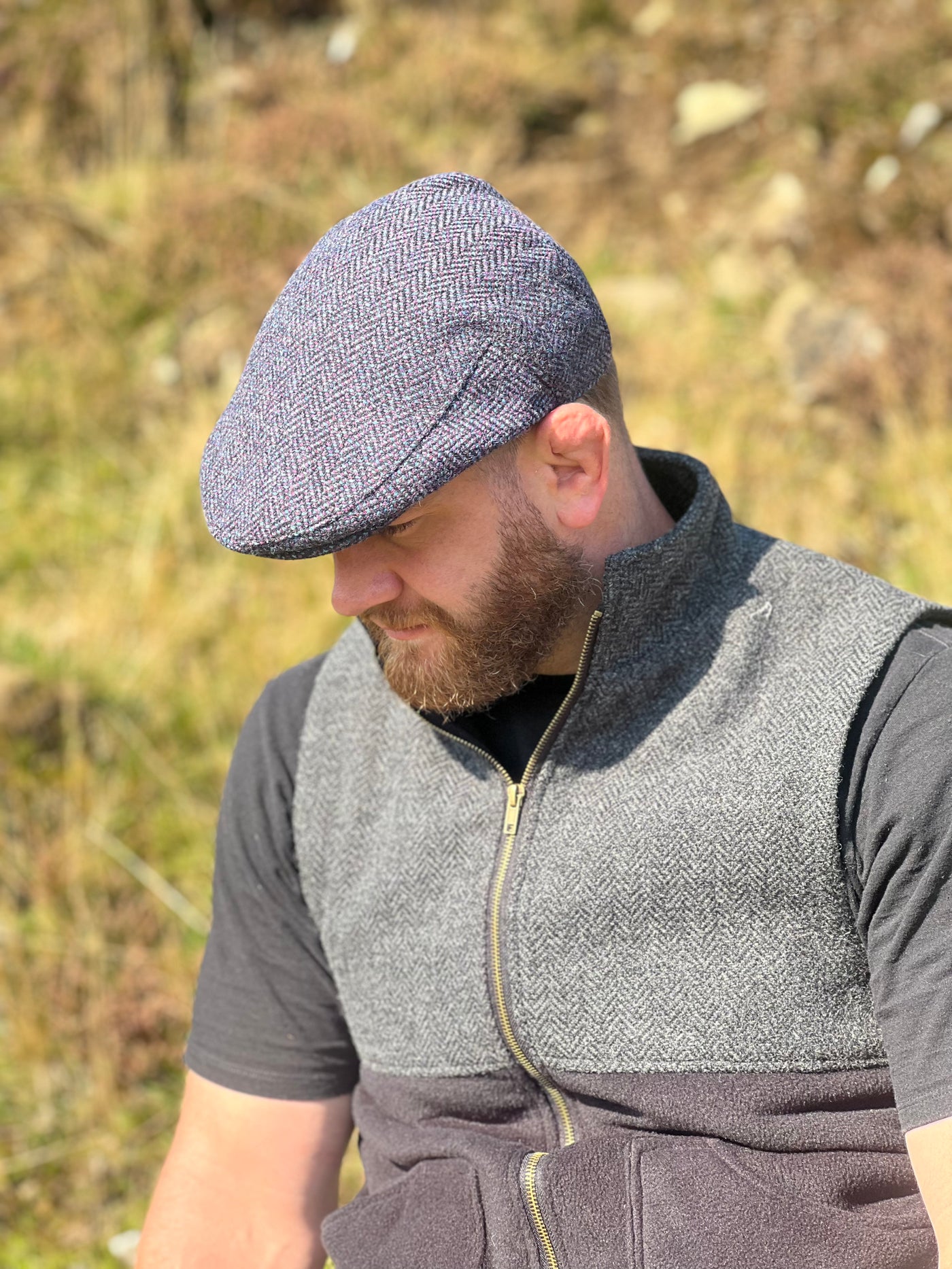 Brenin Tweed Flat Cap