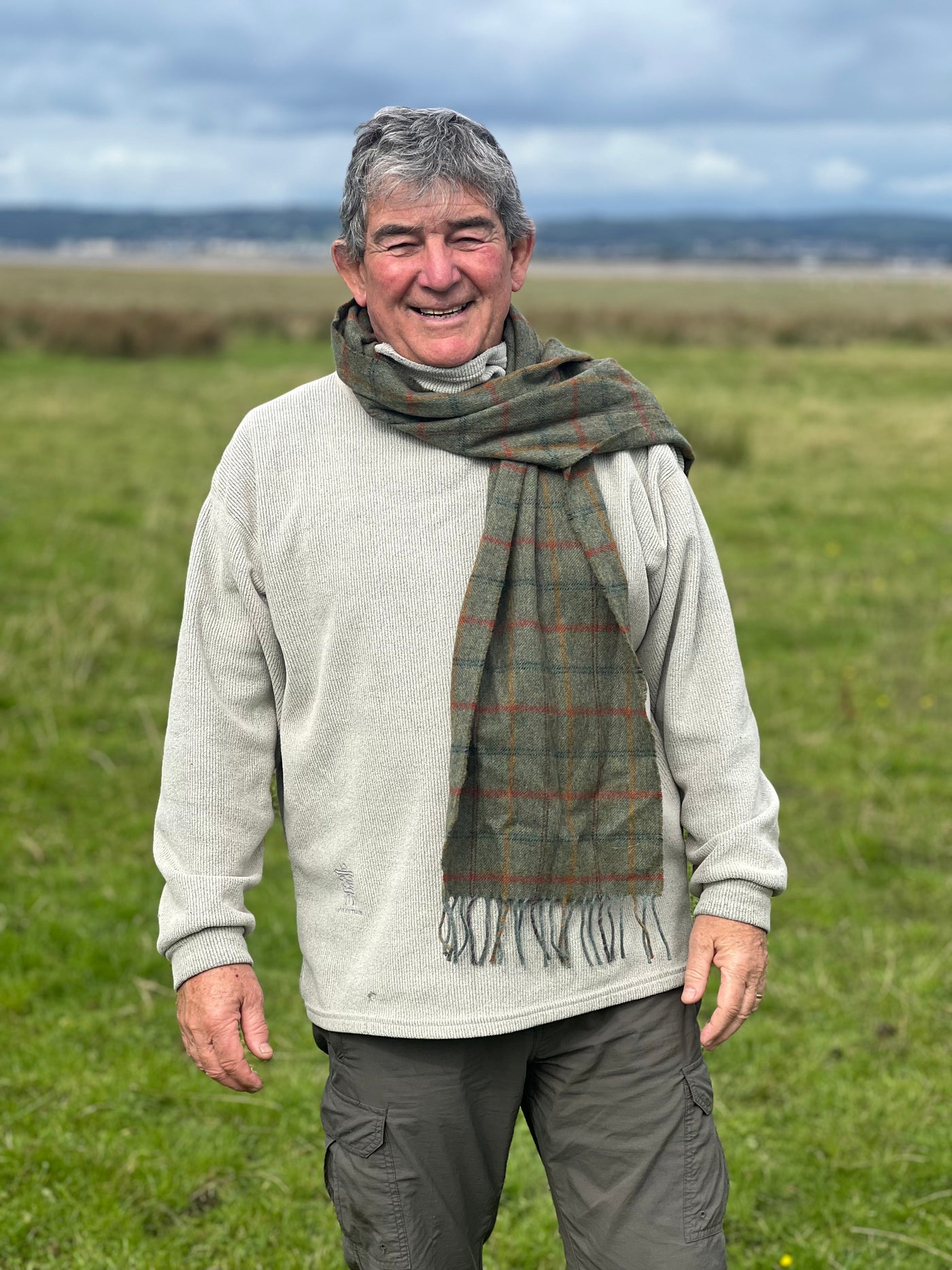 Green tartan Woollen Scarf