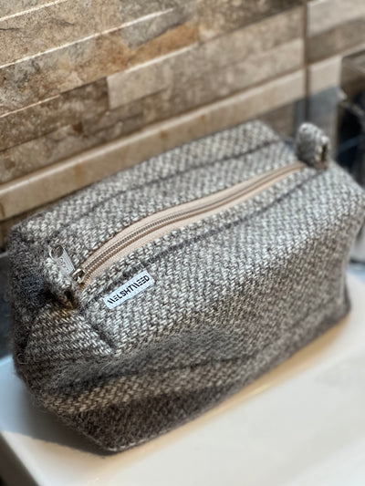 Woollen Welsh Tweed Wash bag