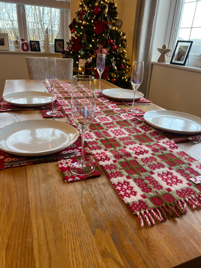 Welsh Tapestry Table Runner – Robin Goch