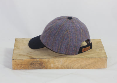 Purple Pinstripe Baseball Cap