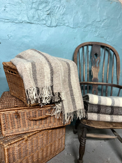 Pentwyn Farm to Yarn Mocha Throw