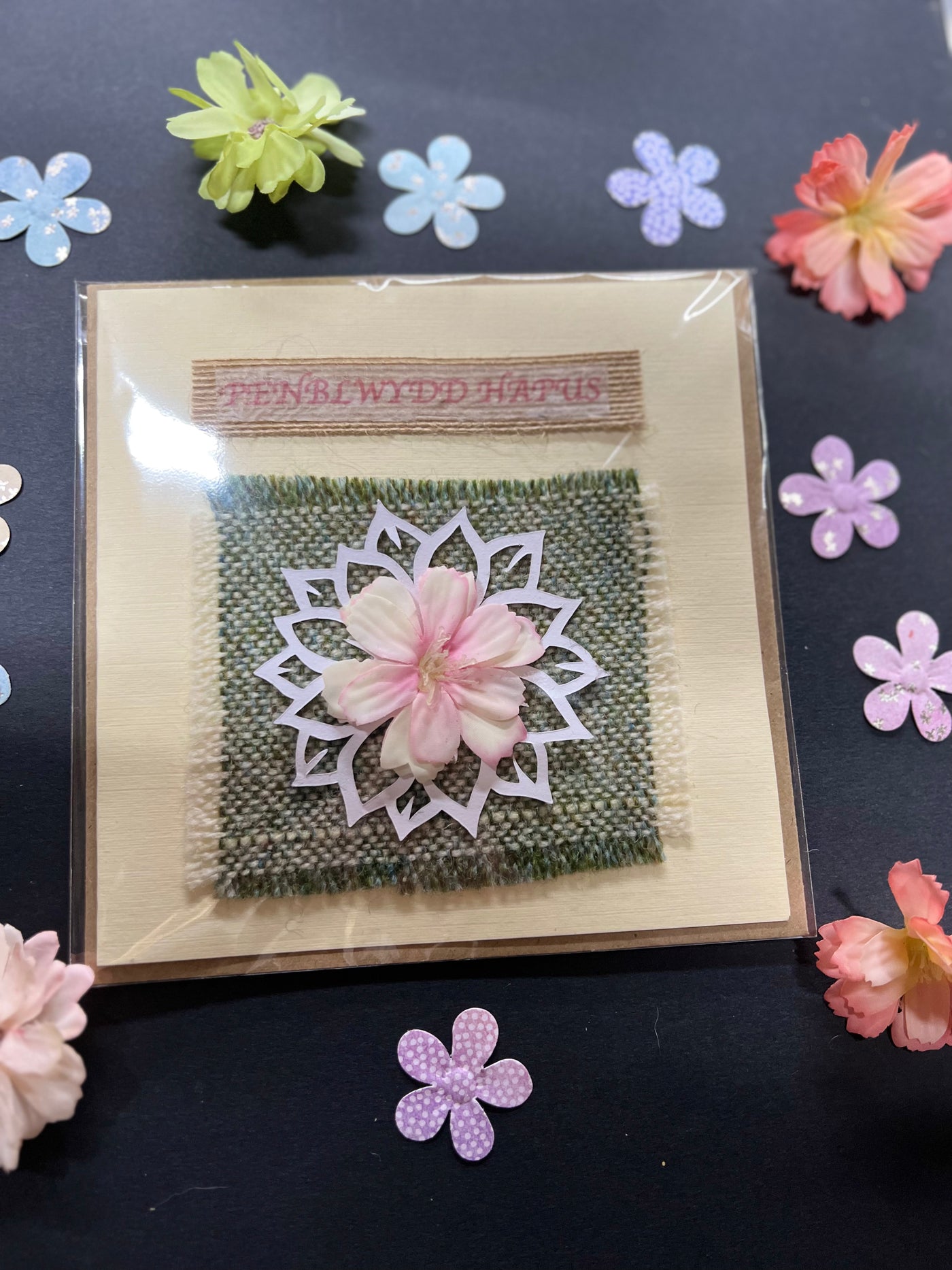 Birthday Card - Green Floral
