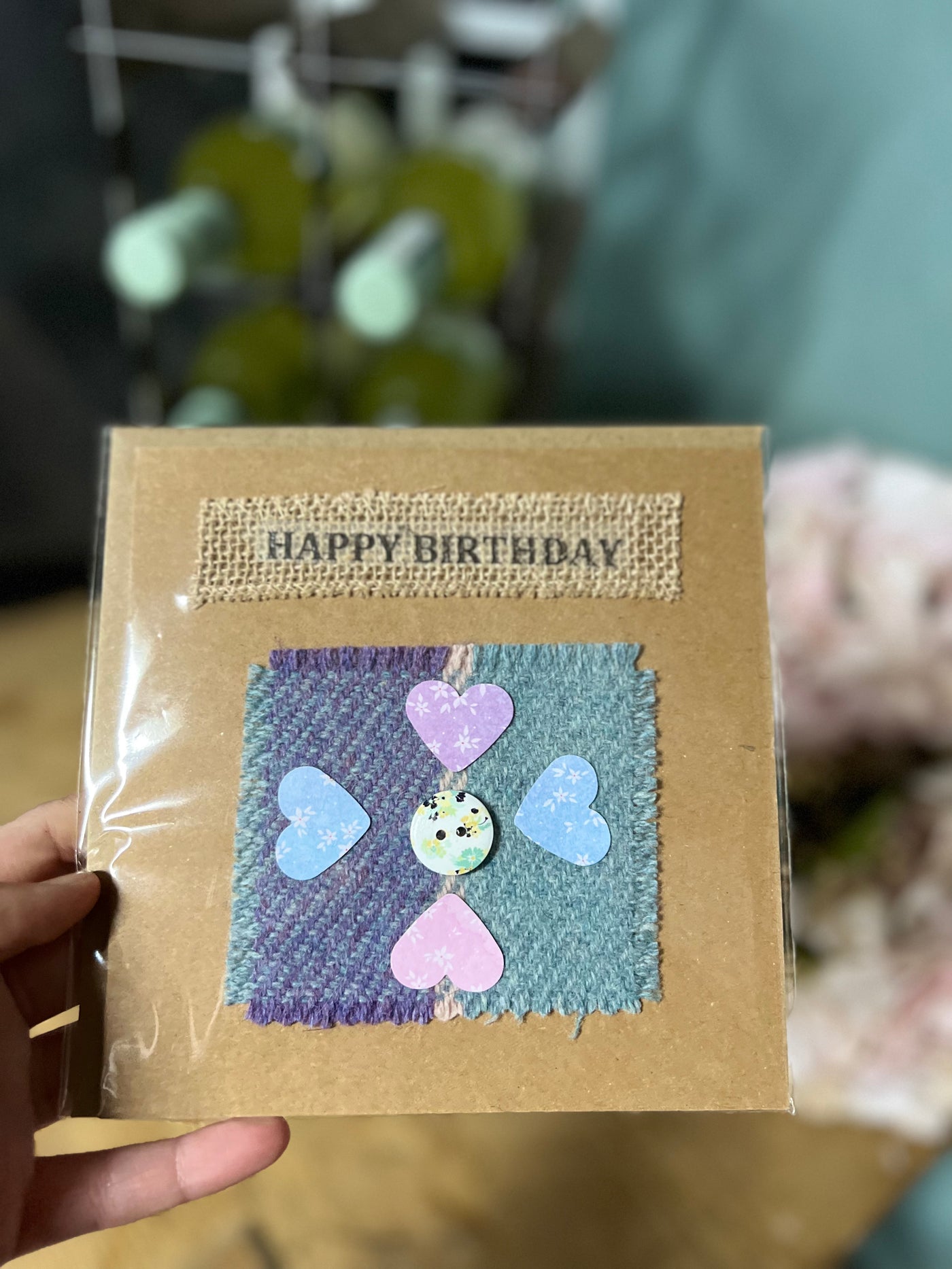 Birthday Card (hearts)