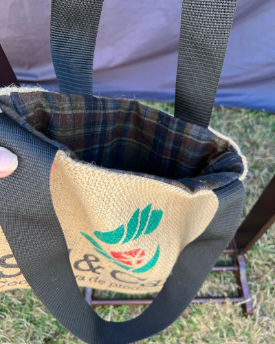 Recycled Bean Sack Tote Bag